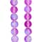 12 Pack: Matte Purple Opal Glass Round Beads, 8mm by Bead Landing™